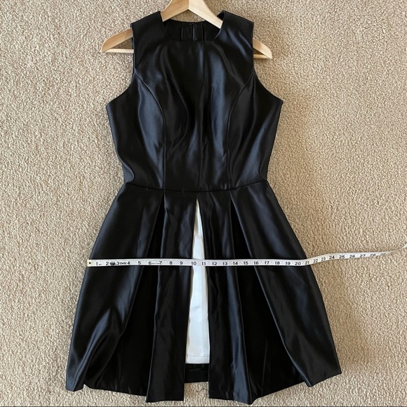 Colorblock Peplum Fit & Flare Dress - Picture 10 of 11